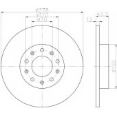 Тормозной диск TEXTAR 98200 2210 / 92221003