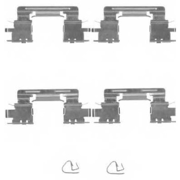 Комплектующие колодок дискового тормоза TEXTAR 97200 5151 / 82515100