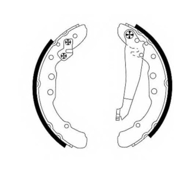 Комплект тормозных колодок для AUDI 100, 80 / VW CADDY, GOLF, JETTA, PASSAT <b>TEXTAR 91044400 / 98101 0444</b>