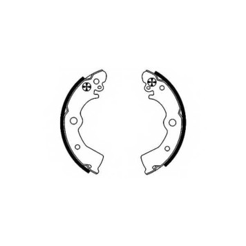 Комплект тормозных колодок для NISSAN 100 NX(B13), ALMERA(N15), PRESEA, PULSAR(N14), SUNNY(N14) <b>TEXTAR 91045300 / 98101 0453</b>