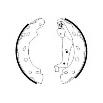 Комплект тормозных колодок <b>TEXTAR 91057400 / 98101 0574 0 4</b>