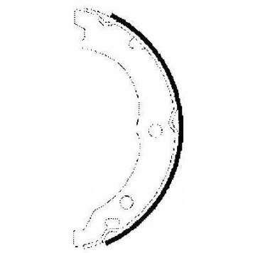 Комплект колодок стояночной тормозной системы TEXTAR 98101 0621 / 91062100