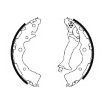 Комплект тормозных колодок для HYUNDAI ACCENT(LC,MC,RB) / KIA PRIDE(DA), RIO(JB,UB) <b>TEXTAR 91068900 / 98101 0689</b>