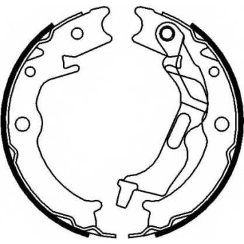 Комплект колодок стояночной тормозной системы TEXTAR 98101 0710 0 4 / 91071000