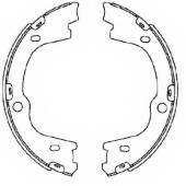 Комплект колодок стояночной тормозной системы TEXTAR 98101 0760 0 4 / 91076000