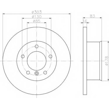 Тормозной диск TEXTAR 98200 0203 / 92020300