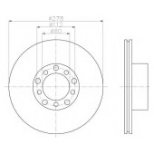 Тормозной диск TEXTAR 98200 0204 / 92020400