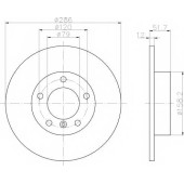 Тормозной диск TEXTAR 98200 0555 / 92055503