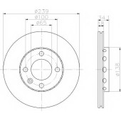 Тормозной диск TEXTAR 98200 0720 / 92072000