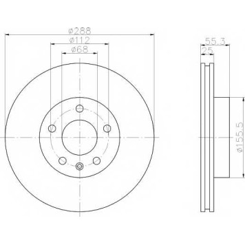 Тормозной диск TEXTAR 98200 0742 / 92074203