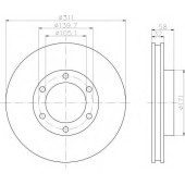 Тормозной диск TEXTAR 98200 0806 / 92080600