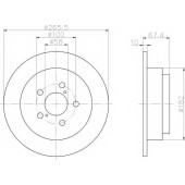 Тормозной диск TEXTAR 98200 0820 / 92082000