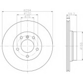 Тормозной диск TEXTAR 98200 0973 / 92097303