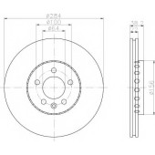 Тормозной диск TEXTAR 98200 1034 / 92103400