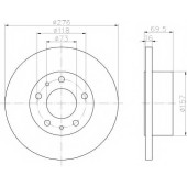 Тормозной диск TEXTAR 98200 1047 / 93104700