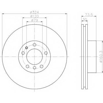 Тормозной диск TEXTAR 98200 1071 / 92107105