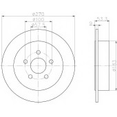 Тормозной диск TEXTAR 98200 1086 / 92108600