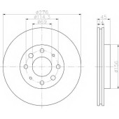 Тормозной диск TEXTAR 98200 1105 / 92110500