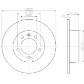 Тормозной диск TEXTAR 98200 1112 / 92111203