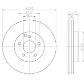 Тормозной диск TEXTAR 98200 1152 0 1 / 92115203