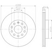Тормозной диск TEXTAR 98200 1208 / 92120805