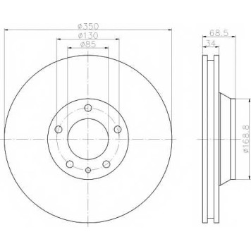 Тормозной диск TEXTAR 98200 1218 / 92121805