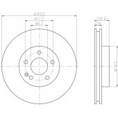 Тормозной диск TEXTAR 98200 1234 / 93123403