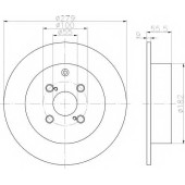 Тормозной диск TEXTAR 98200 1263 / 92126303