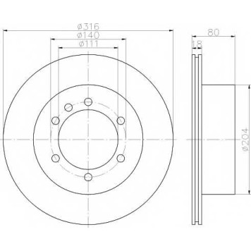 Тормозной диск TEXTAR 98200 1299 / 92129900