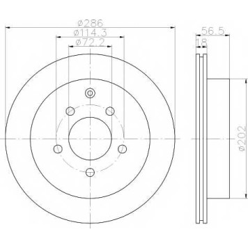 Тормозной диск TEXTAR 98200 1301 / 92130100