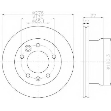 Тормозной диск TEXTAR 98200 1315 / 92131503