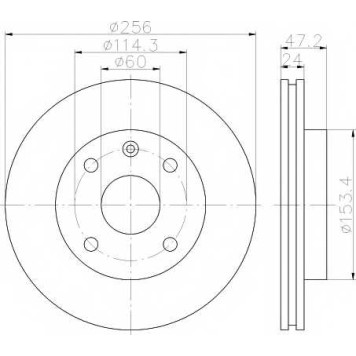 Тормозной диск TEXTAR 98200 1336 / 92133600
