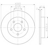 Тормозной диск TEXTAR 98200 1337 / 92133703