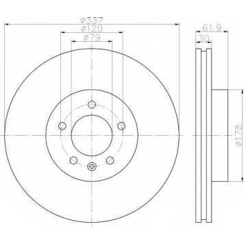 Тормозной диск TEXTAR 98200 1346 / 92134600