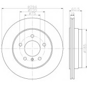 Тормозной диск TEXTAR 98200 1417 / 92141703