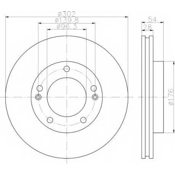 Тормозной диск TEXTAR 98200 1473 / 92147303