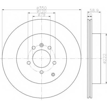 Тормозной диск TEXTAR 98200 1477 / 92147703