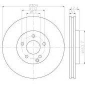 Тормозной диск TEXTAR 98200 1521 / 92152100