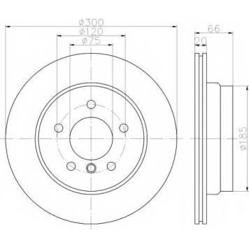 Тормозной диск TEXTAR 98200 1549 / 92154903