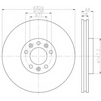 Тормозной диск TEXTAR 98200 1570 / 92157003