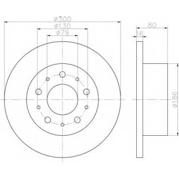 Тормозной диск TEXTAR 98200 1576 / 92157600