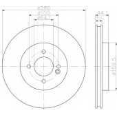 Тормозной диск TEXTAR 98200 1579 / 92157905