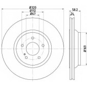 Тормозной диск TEXTAR 98200 1607 / 92160705
