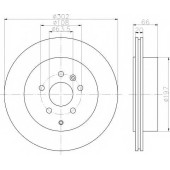 Тормозной диск TEXTAR 98200 1628 / 92162803