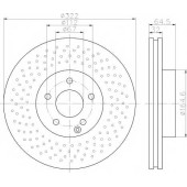 Тормозной диск TEXTAR 98200 1634 / 92163403