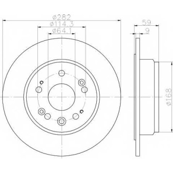 Тормозной диск TEXTAR 98200 1657 / 92165703