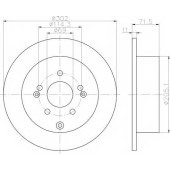 Тормозной диск TEXTAR 98200 1661 / 92166103