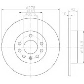 Тормозной диск TEXTAR 98200 1676 / 92167603