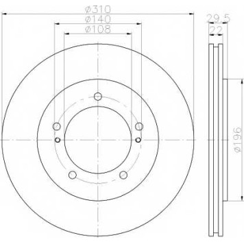 Тормозной диск TEXTAR 98200 1705 / 92170503