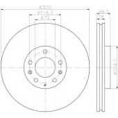 Тормозной диск TEXTAR 98200 2034 0 1 / 92203403
